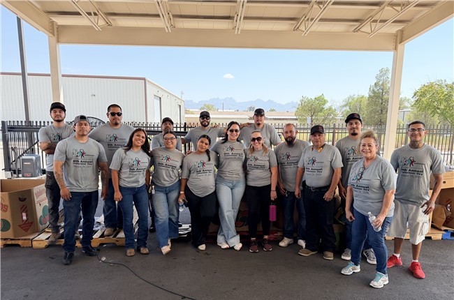 JL Gray volunteer day in Las Cruces at Casa de Peregrinos