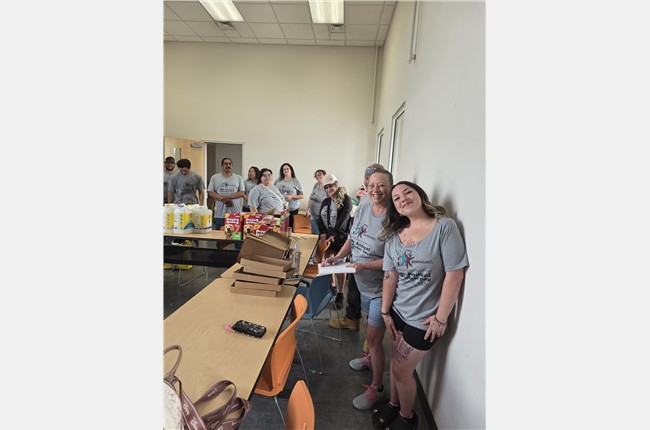 JL Gray employees volunteered at the Farmington Regional Animal Shelter