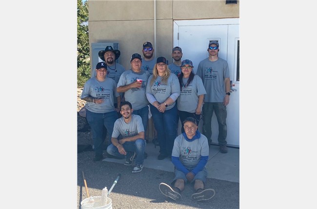Mountainview and El Sereno Staff working at the Animal Shelter on Volunteer Day