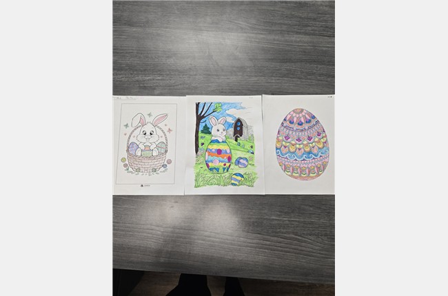 Cliffside Easter Coloring Contest for Residents 