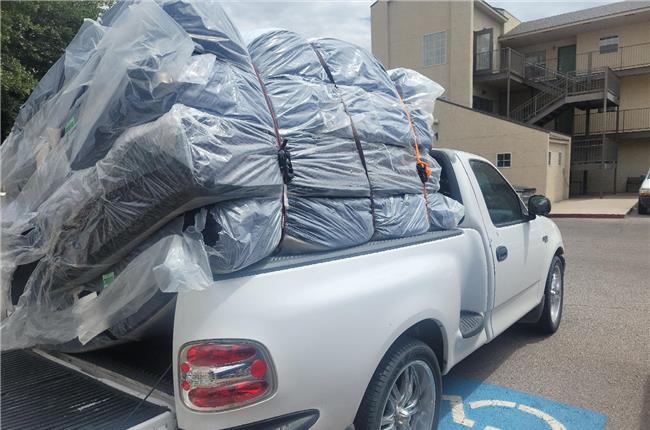 JL Gray assisted Tierra Del Sol Housing Corporation distribute 53 new mattresses to families in need at several of their apartment complexes managed by JL Gray in Las Cruces and surrounding areas.